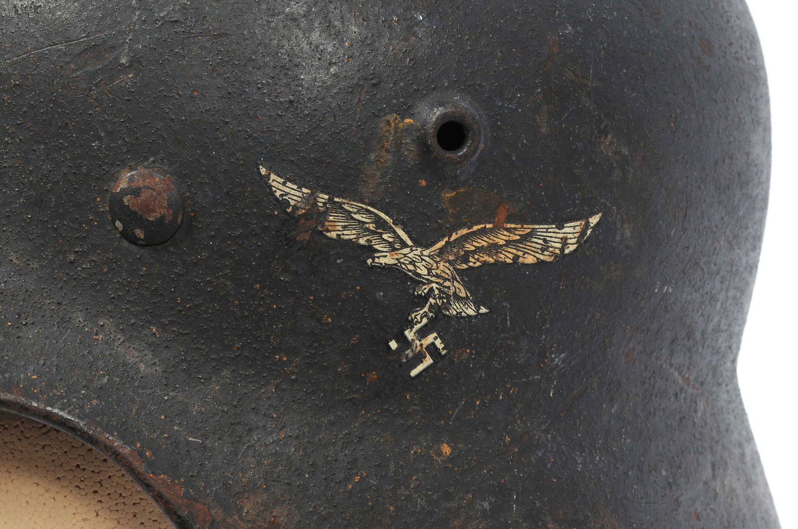German World War II Single Decal Luftwaffe M40 Helmet (CWA) - 2