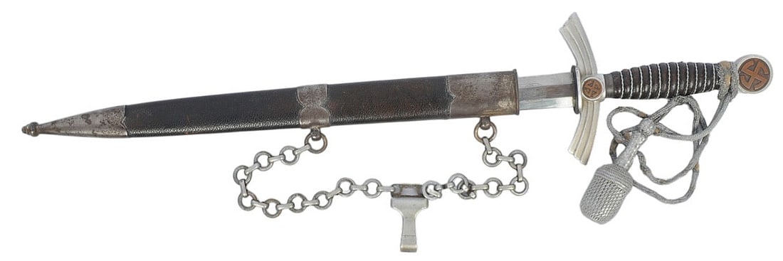 Early German First Model Luftwaffe Dress Dagger (D4J) - 6