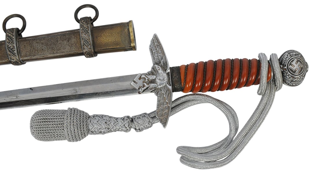 German WW2 Second Pattern Luftwaffe Dress Dagger (D4J) - 2