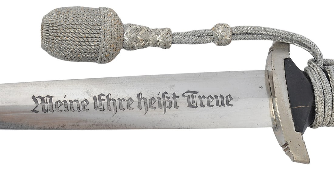 Early German 1936 Pattern SS Officer Hanger Dress Dagger (D4J) - 2