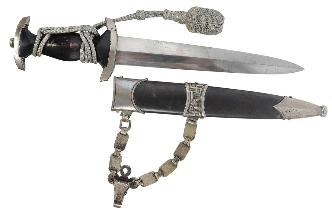 Early German 1936 Pattern SS Officer Hanger Dress Dagger (D4J) - 4