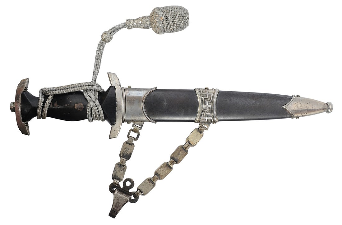 Early German 1936 Pattern SS Officer Hanger Dress Dagger (D4J) - 9