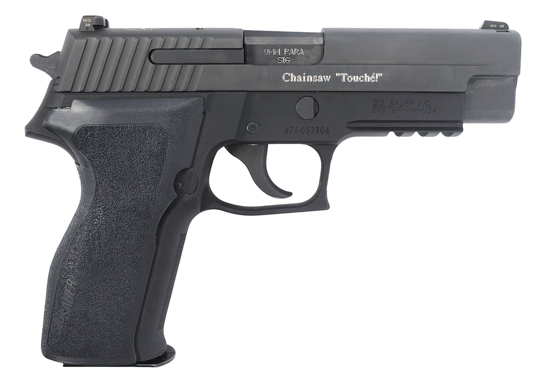 US Navy 85th Anniversary VF-11 "Red Rippers" Cased Presentation Sig P226 9mm Pistol- #47A057304 (A1) - 2