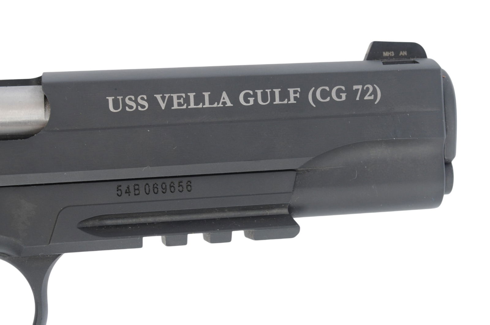 US Navy USS Vella Gulf (CG-72) Presentation Sig-Sauer M-1911 .45 ACP Pistol - #54B069658 (A1) - 2