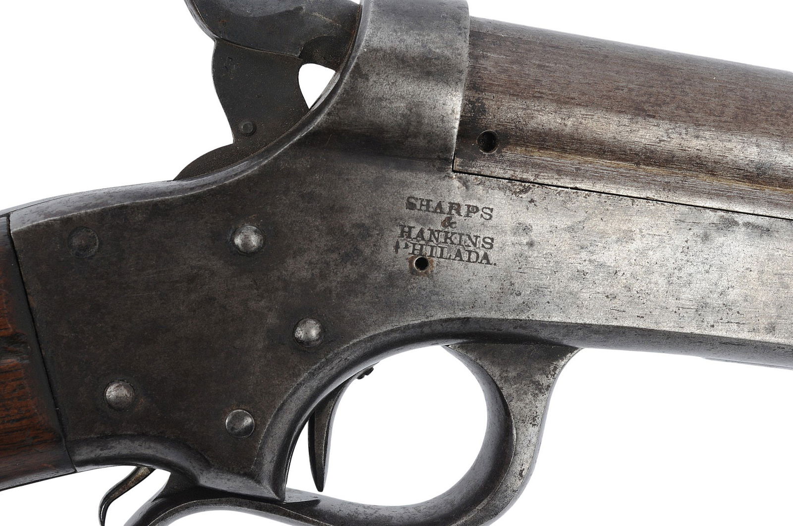 US Navy Civil War era Sharps & Hankin Model 1862 .52 Breech-Loading Carbine - Antique - (A1) - 3