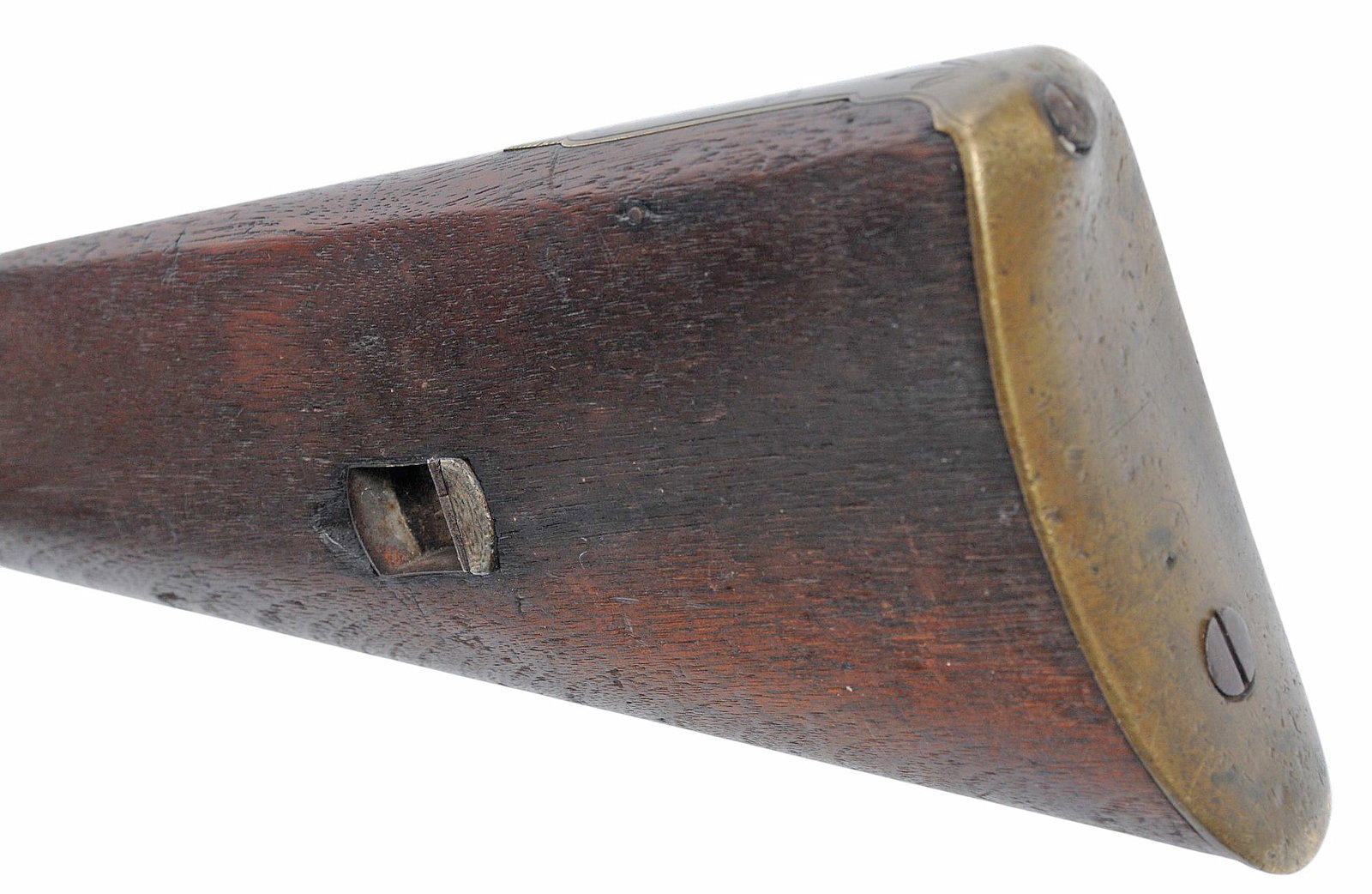 Possible US Military/Militia "R Ashmore" 69 cal Percussion Conversion Flintlock Musket-Antique (A1) - 15