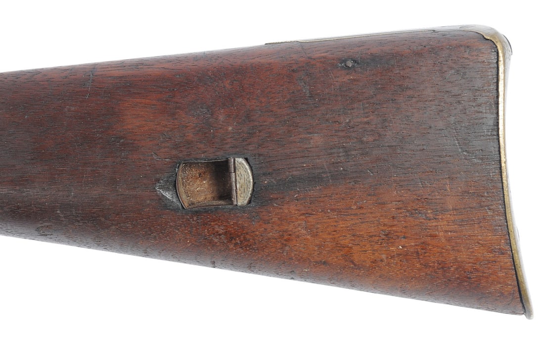 Possible US Military/Militia "R Ashmore" 69 cal Percussion Conversion Flintlock Musket-Antique (A1) - 17