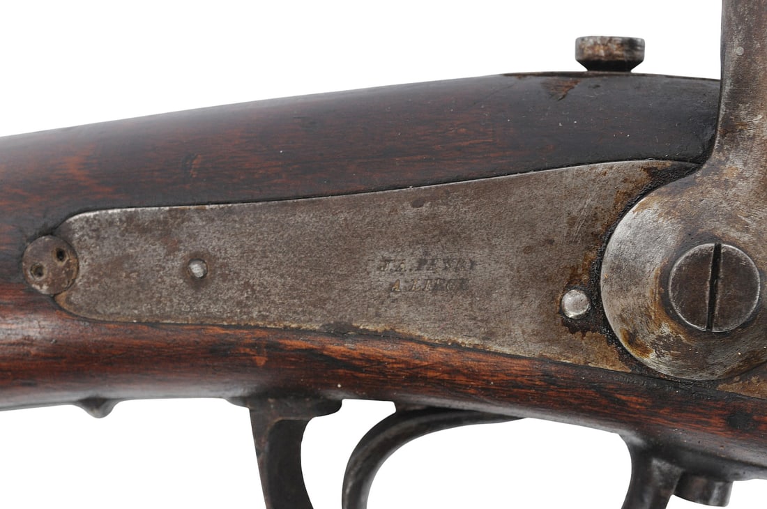 Rare Civil War era Belgian Model 1846 .71 caliber "Carbine A Tige" Percussion Rifle - Antique (A1) - 3