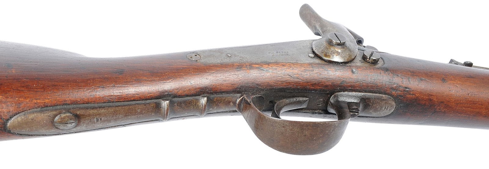 Rare Civil War era Belgian Model 1846 .71 caliber "Carbine A Tige" Percussion Rifle - Antique (A1) - 5