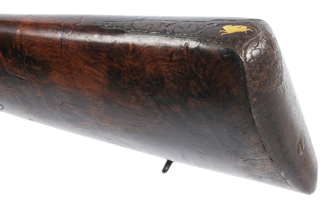Ornate Belgian Pinfire 12 Gauge Double Barrel Shotgun No FFL Required (A1) - 14