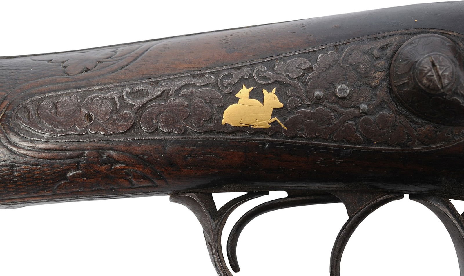 Ornate Belgian Pinfire 12 Gauge Double Barrel Shotgun No FFL Required (A1) - 4