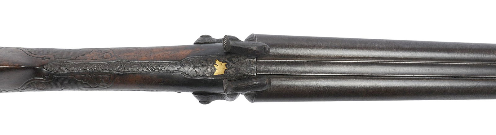 Ornate Belgian Pinfire 12 Gauge Double Barrel Shotgun No FFL Required (A1) - 9