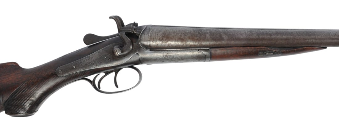 Antique English WM Moore 12 Ga Double-Barrel Shotgun - no FFL needed (A1) - 2