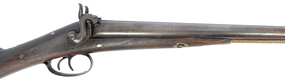 Civil War era English WM Durst 12 Ga. Double-Barrel Shotgun - no FFL needed (A1) - 2
