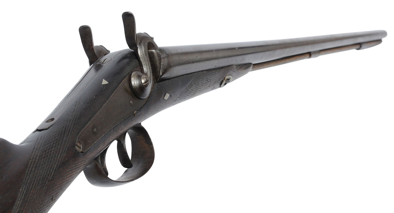 Civil War era English WM Durst 12 Ga. Double-Barrel Shotgun - no FFL needed (A1) - 7