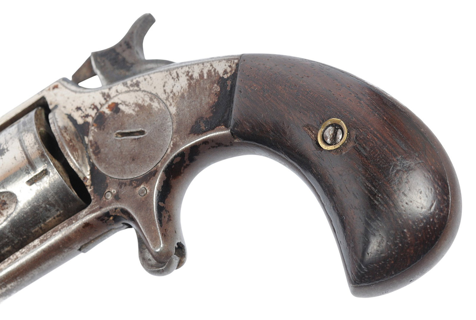 Hopkins & Allen Revolver "True Blue" .32 RF Single-Action Revolver - Antique (A1) - 3