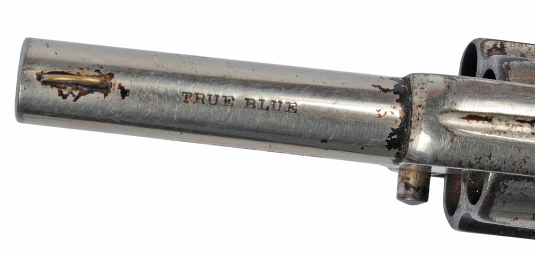 Hopkins & Allen Revolver "True Blue" .32 RF Single-Action Revolver - Antique (A1) - 4