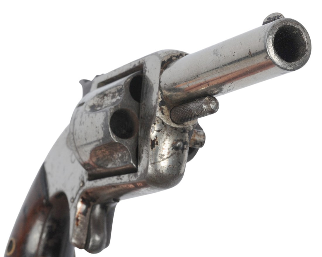 Hopkins & Allen Revolver "True Blue" .32 RF Single-Action Revolver - Antique (A1) - 8