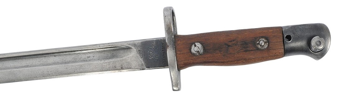 British Military WWI-II era M1907 Lee-Enfield Rifle MK-III Bayonet (A) - 2