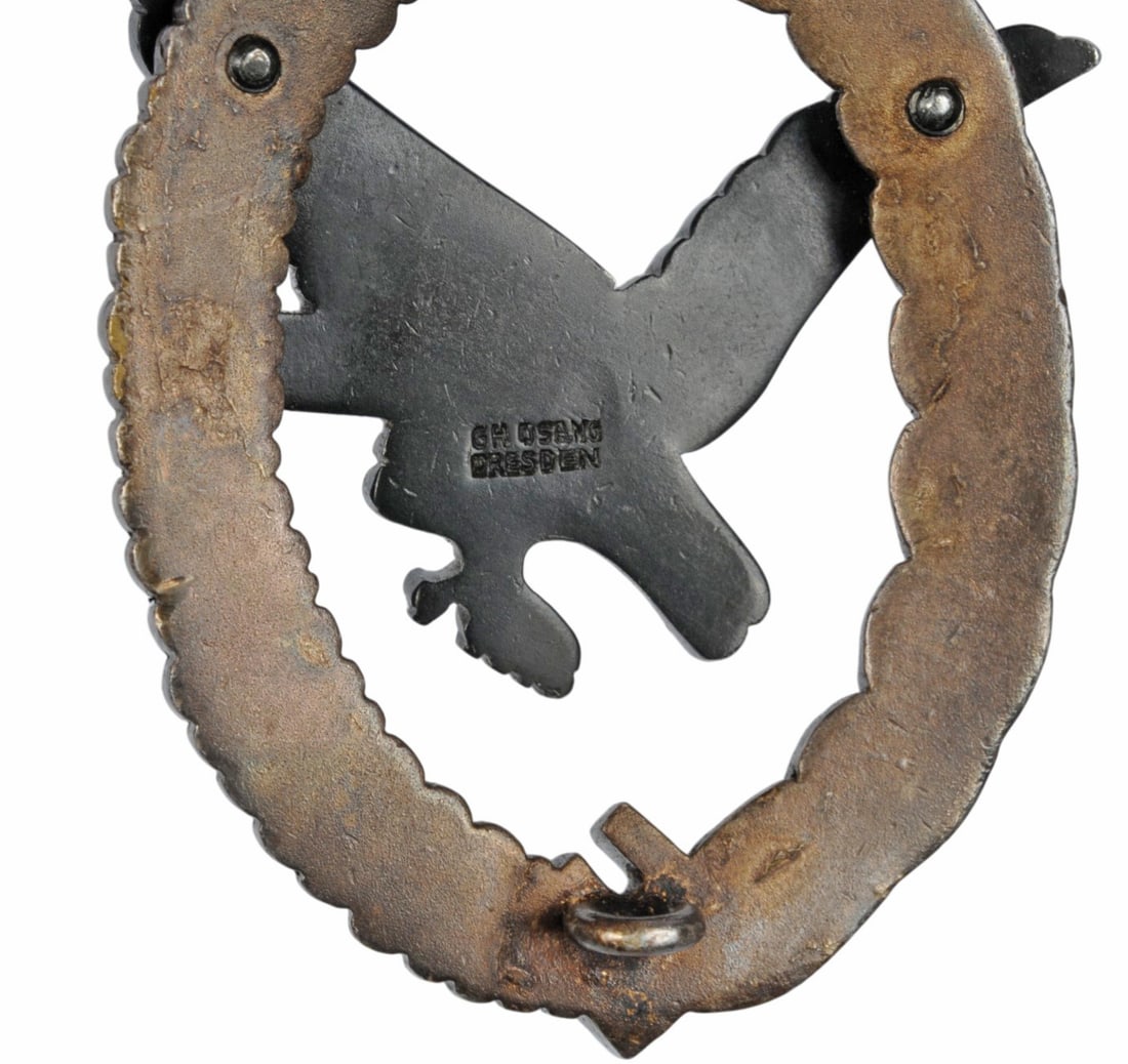 German World War II Luftwaffe Air Gunner & Flight Engineer Badge (CWA) - 3