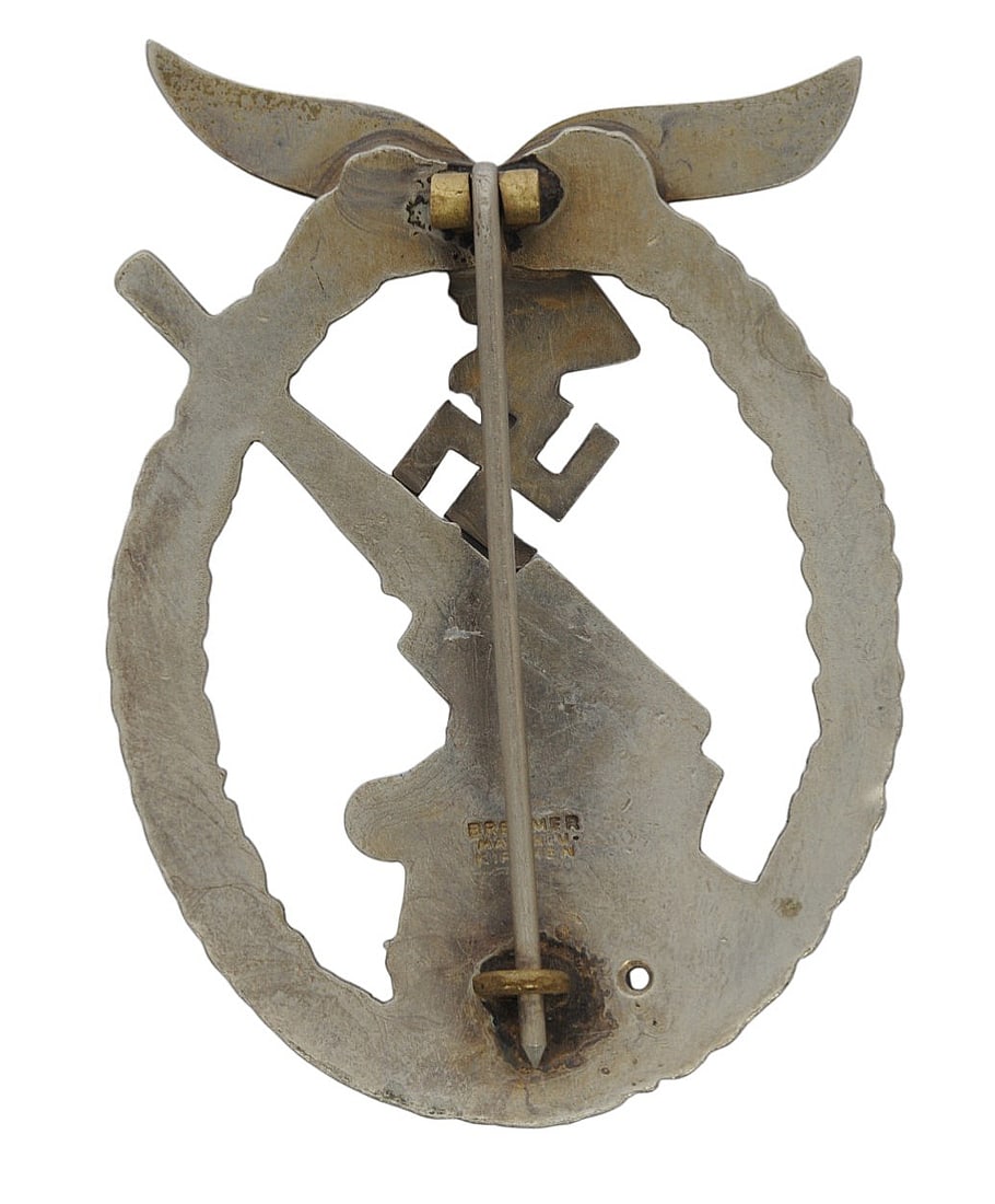 German World War II Luftwaffe Anti Aircraft Flak Badge (CWA) - 2