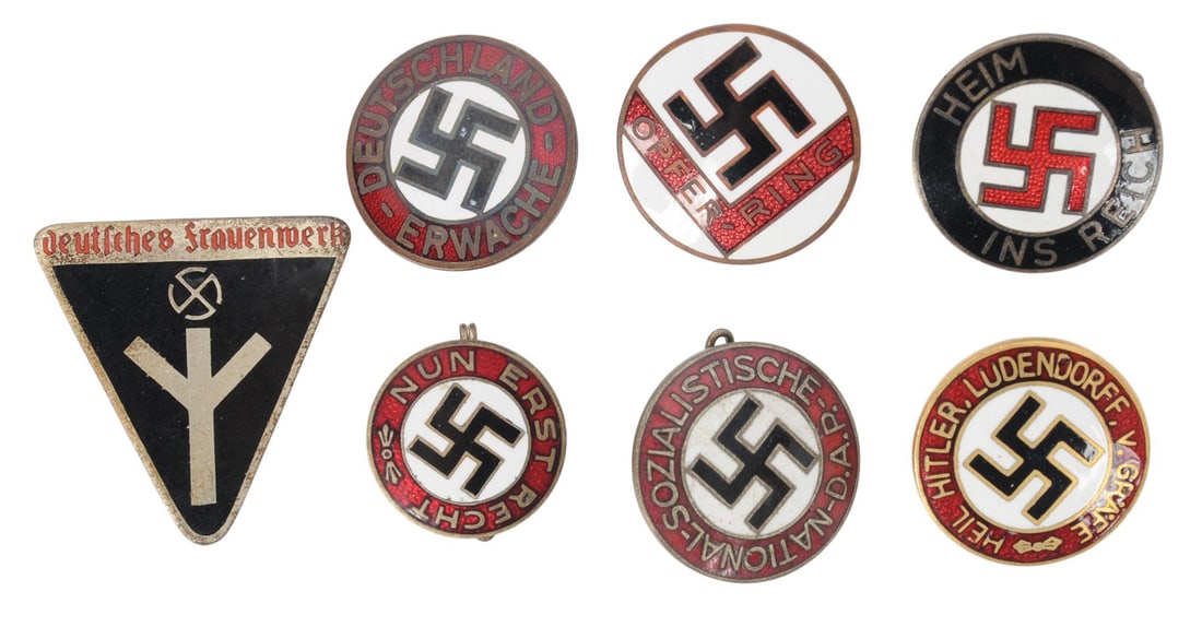 German World War II Party Pins (CWA): German World War II Party Pins.