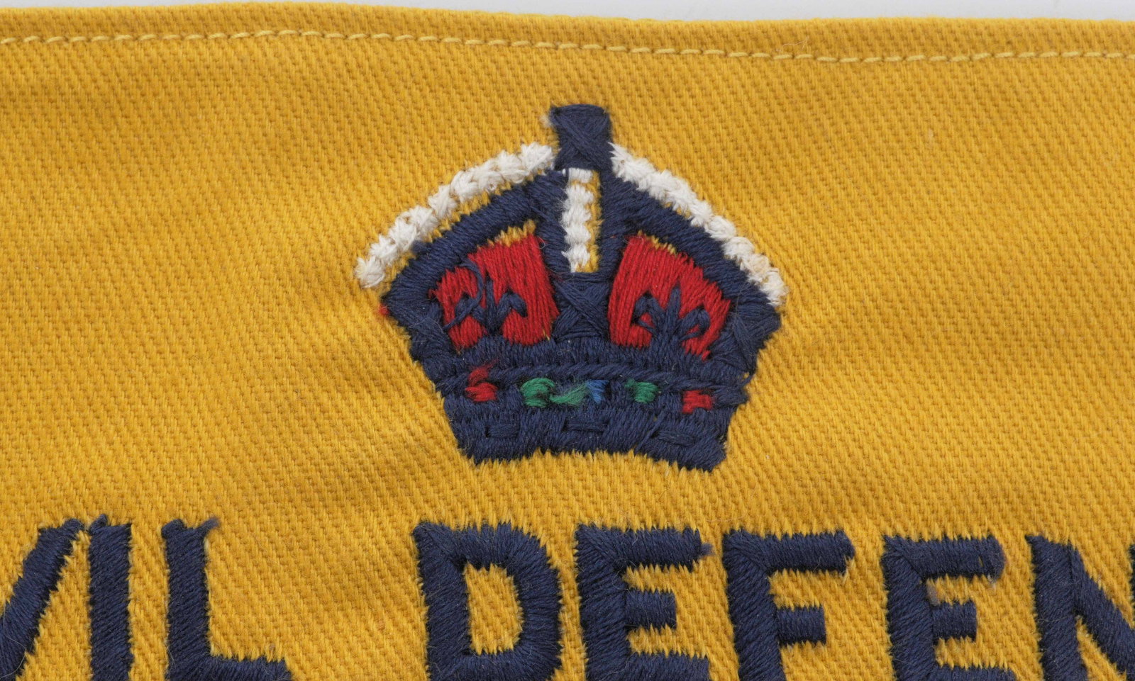 World War II Civil Defense Corps Headquarters Arm Band (CWA) - 2