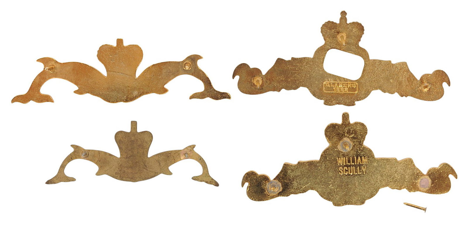 Different British Commonwealth Navy Submarine Qualification Bages Lot of 4 (A) - 2