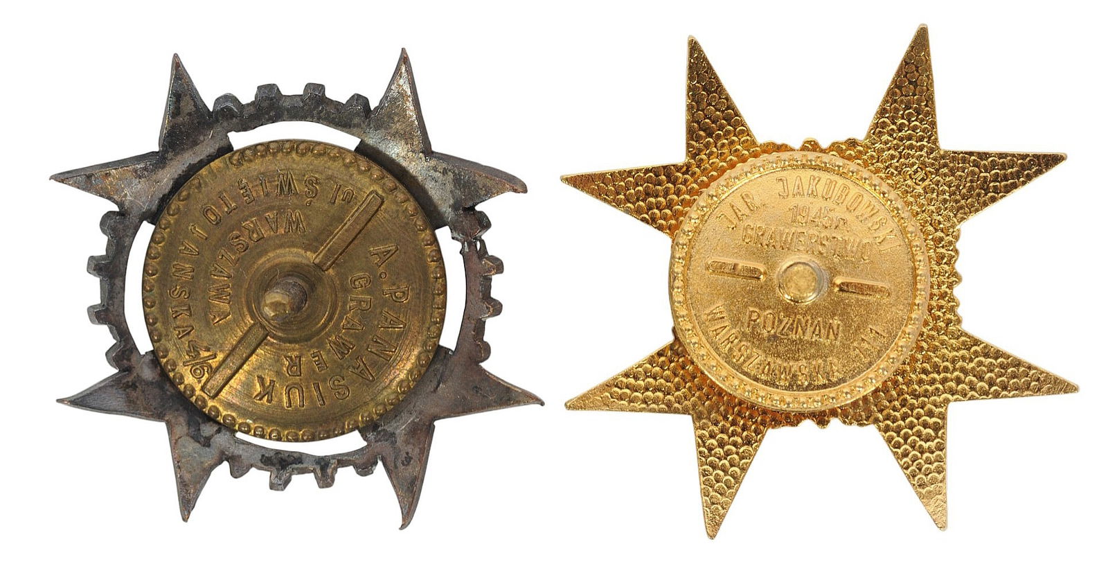 Polish Military Enameled Regimental Badges Lot of 2 (A) - 2