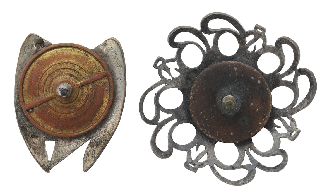 Polish Military Enameled Regimental Badges Lot of 2 (A) - 2