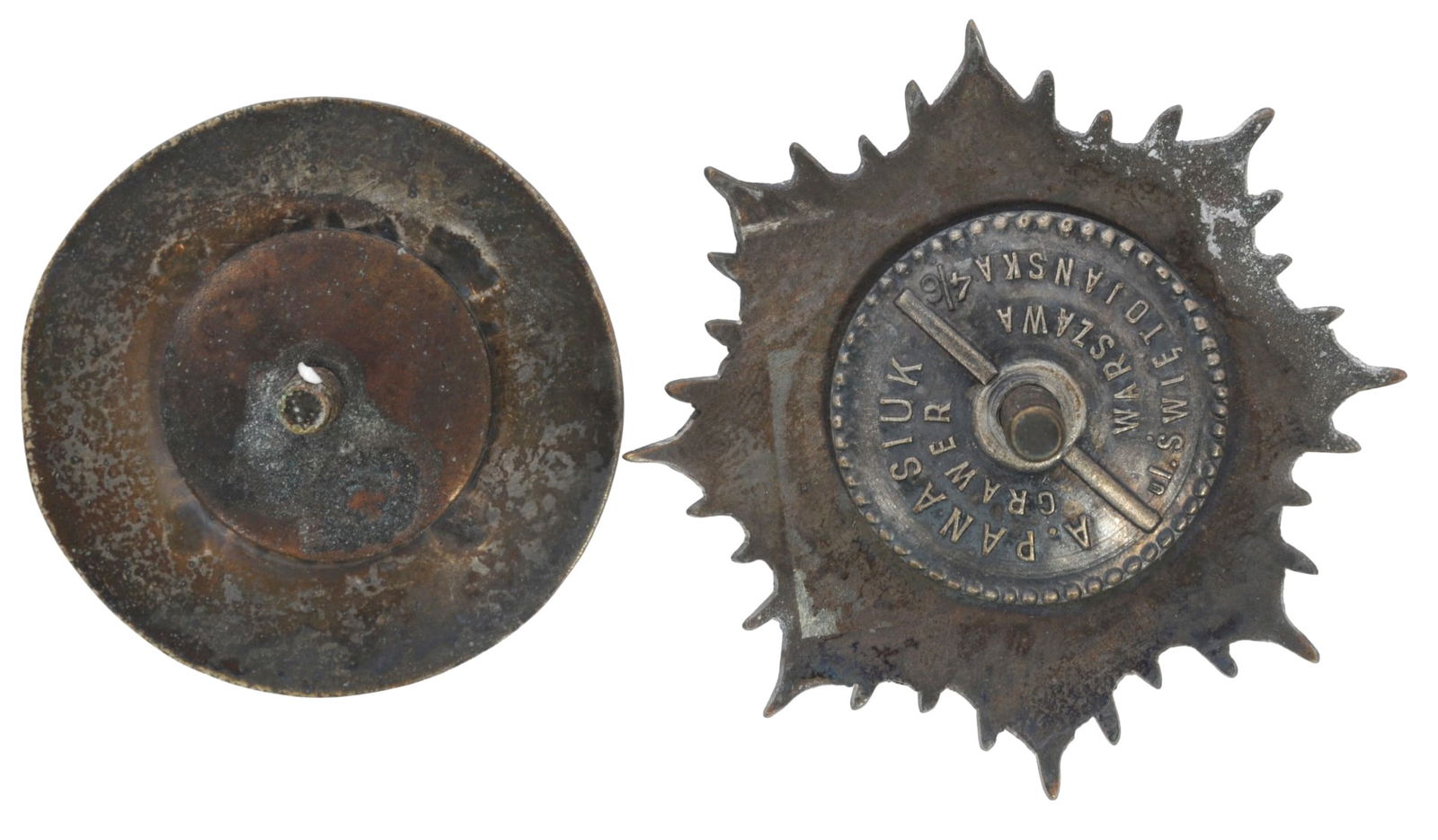 Polish Military Enameled Regimental Badges Lot of 2 (A) - 2