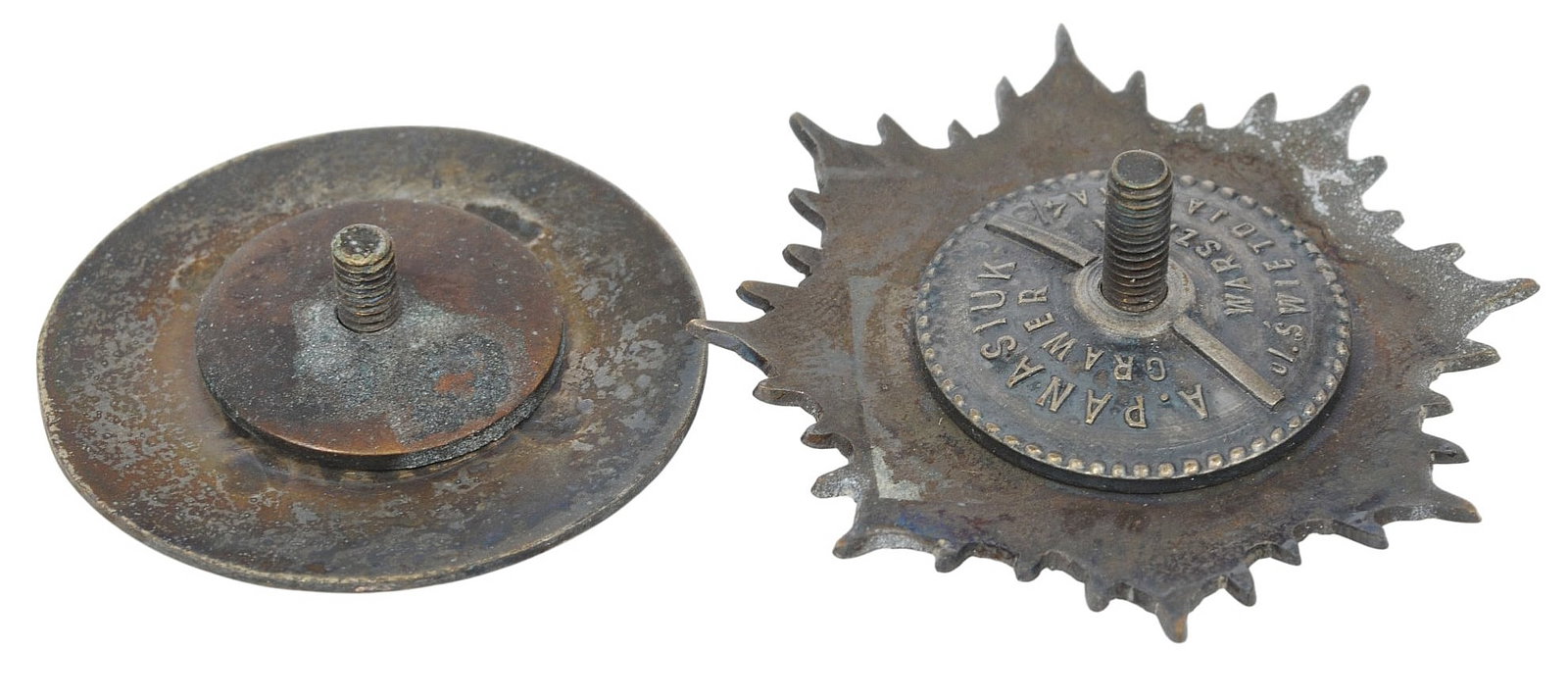 Polish Military Enameled Regimental Badges Lot of 2 (A) - 3