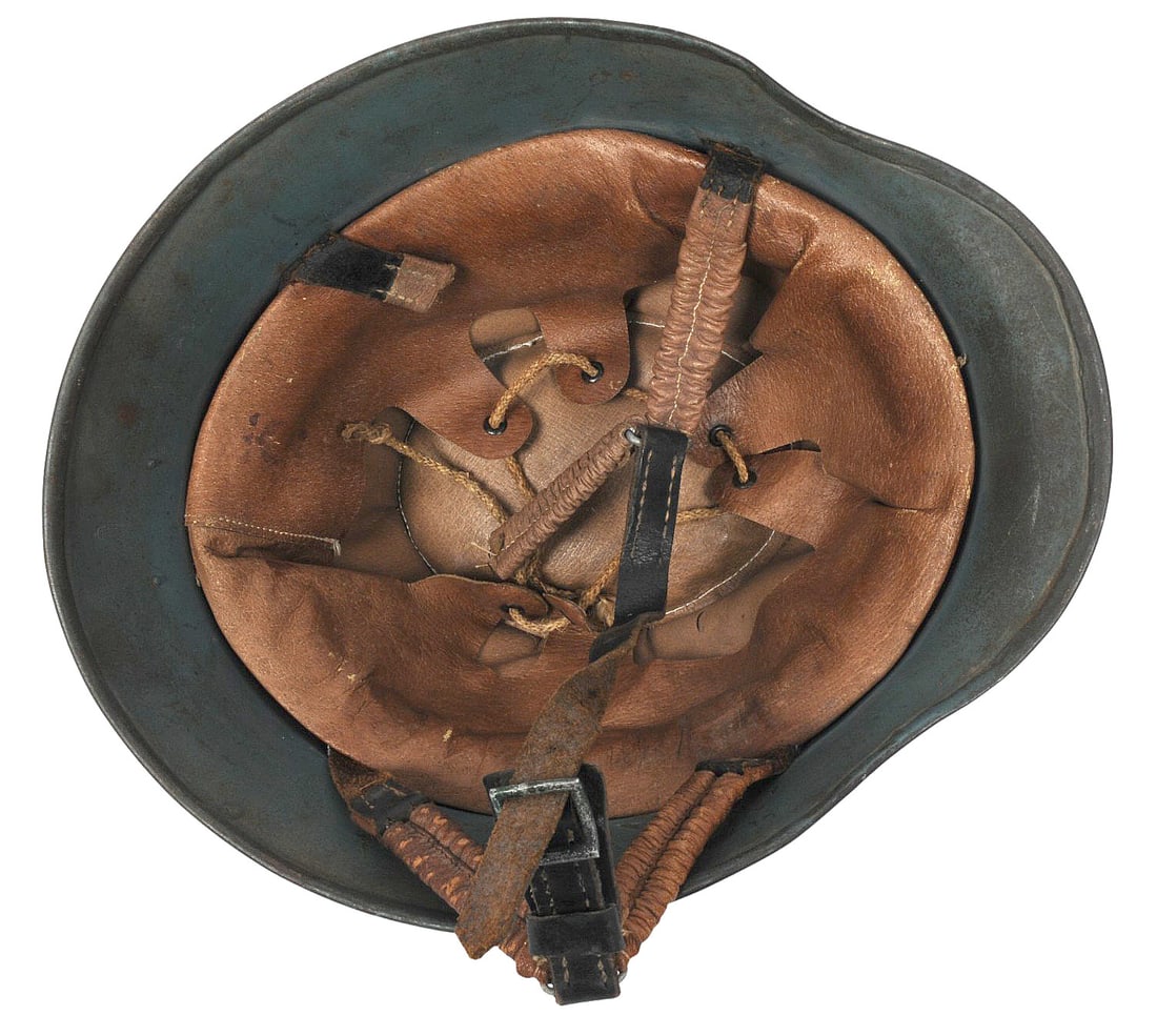 Rare WWII era Hungarian Military M1935-38 Anti-Aircraft Defense/Fire-Brigades /German Helmet (A) - 7