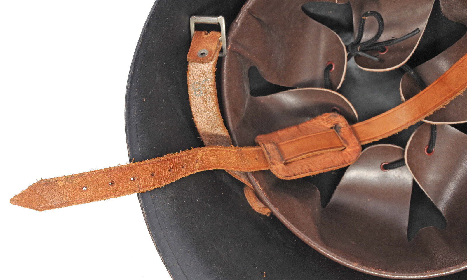 Danish Military WWII era Model 1923 Steel Combat Helmet (A) - 9