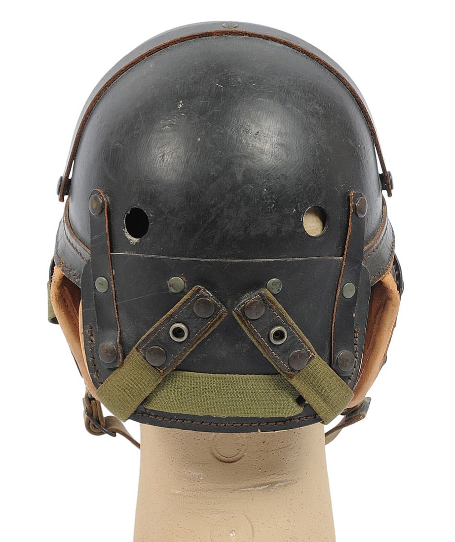 West German Bundeswehr post-WWII era Tanker's Helmet (A) - 4