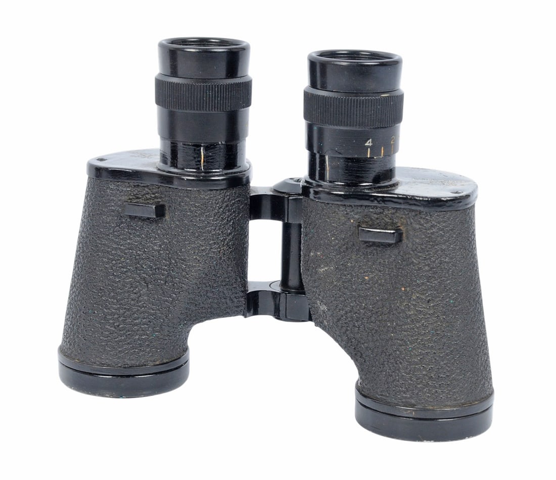 US 1943 Marked M3 6X30 Binoculars With Carrying Case - 3