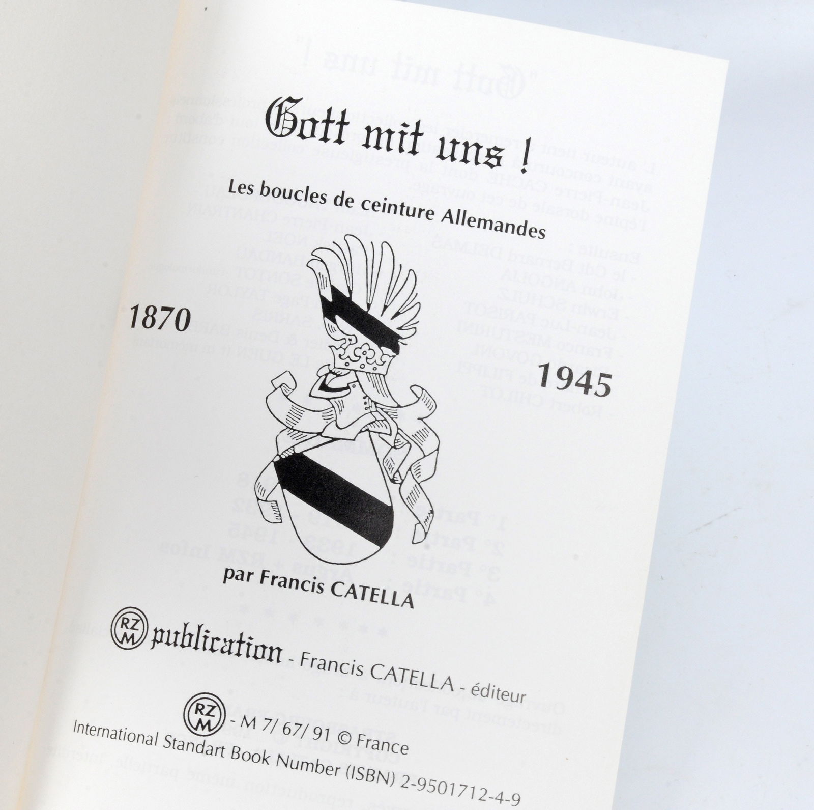 Two Respected Reference Books on German Belt Buckles & British Antique Long Arms (A) - 4