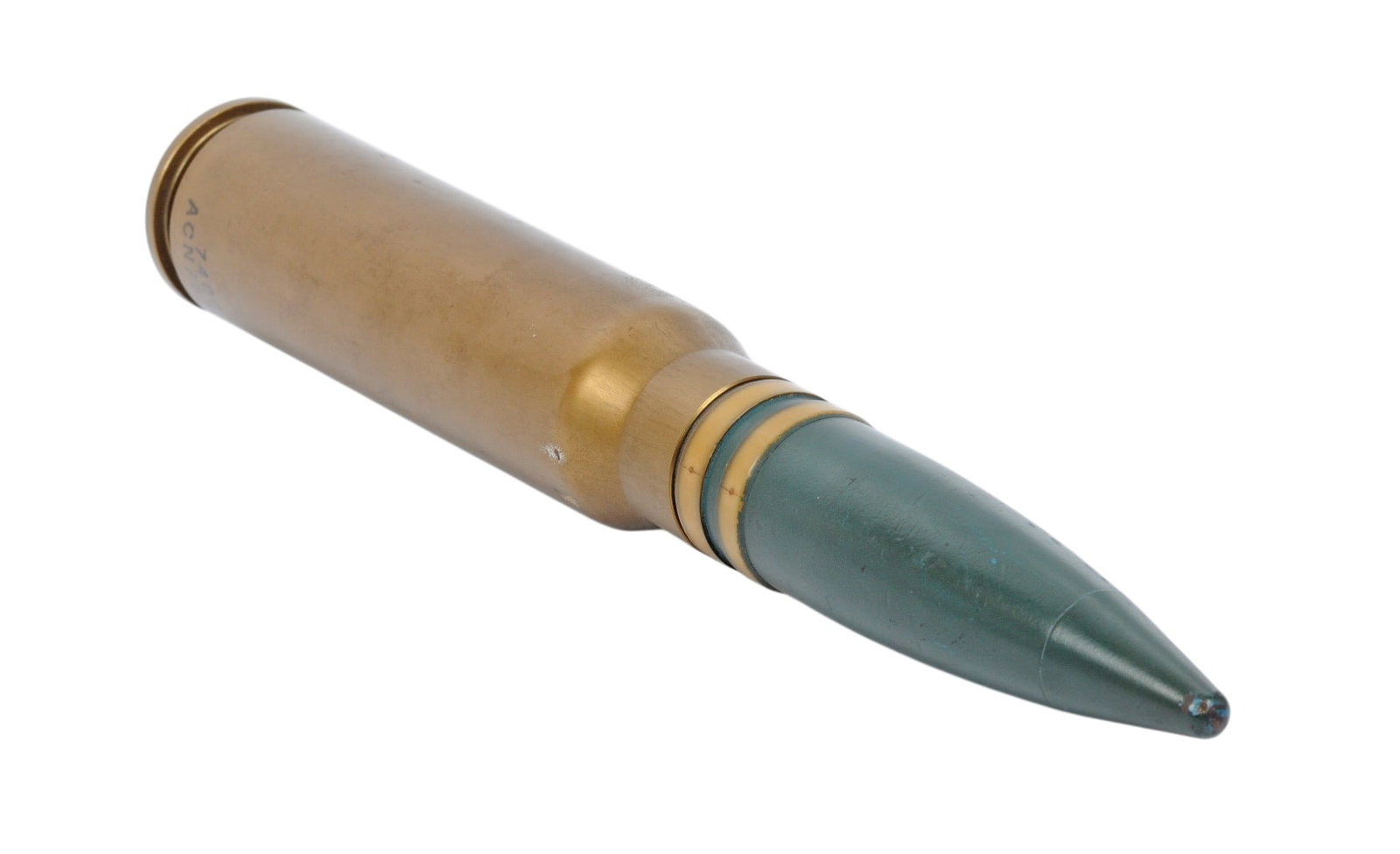 US Military WWII 30mm Antiaircraft Inert Round (BCW) - 3