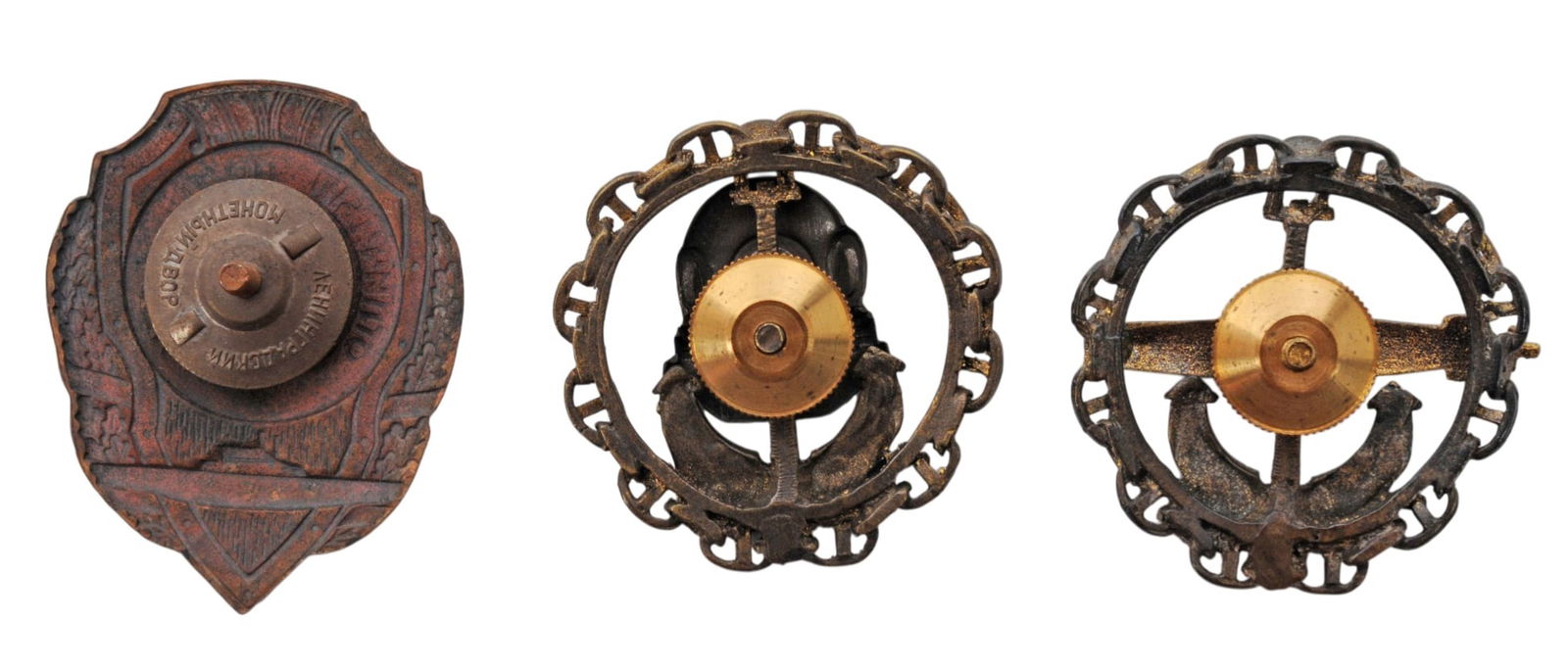 Three Collectable Soviet Naval Submarine Service Badges (A) - 2