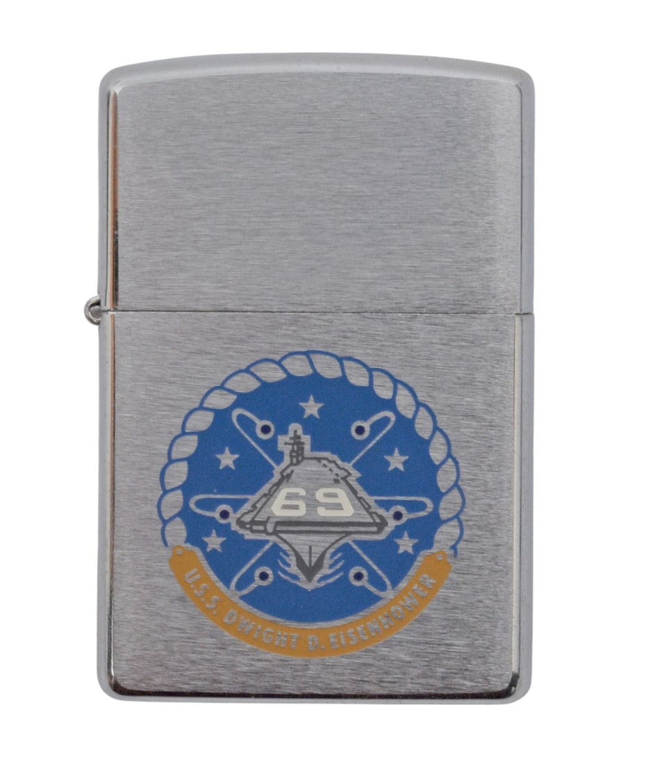 "USS Dwight D. Eisenhower" CVN-69 Aircraft Carrier Zippo Lighter (A) - 2