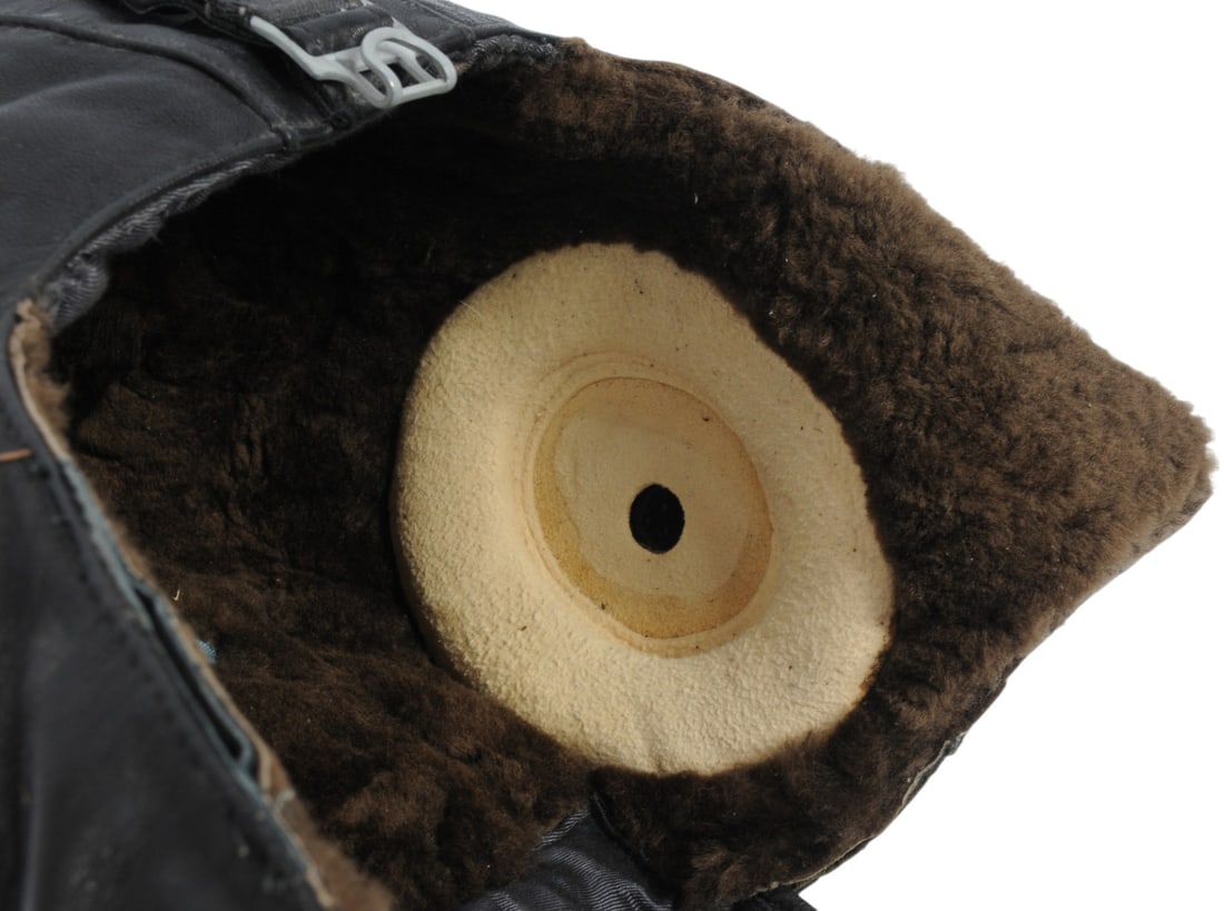 Soviet Air Force issue MIG Pilot's Padded Flight Helmet (A) - 12