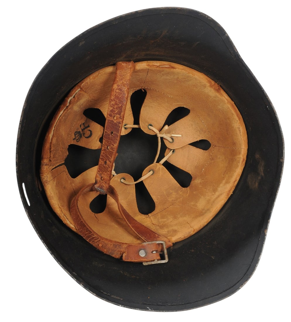 Danish Military WWII era Model 1923 Steel Combat Helmet (A) - 7