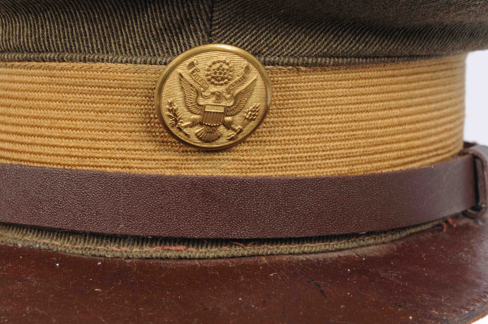 US Army 1920-1930s era Enlisted Visor Hat (A) - 7