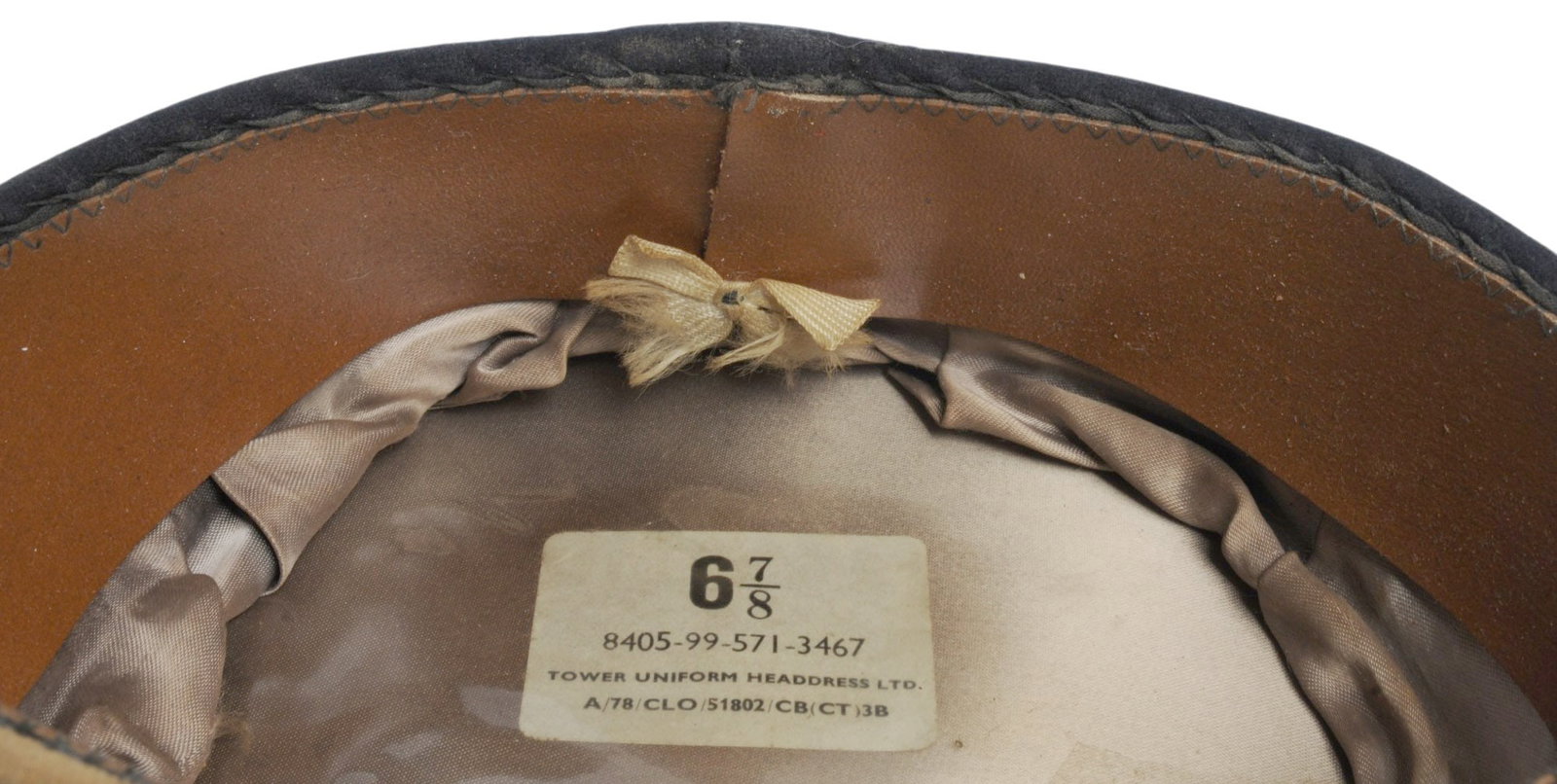 British Royal Marines White-Cover Visor Hat (A) - 11