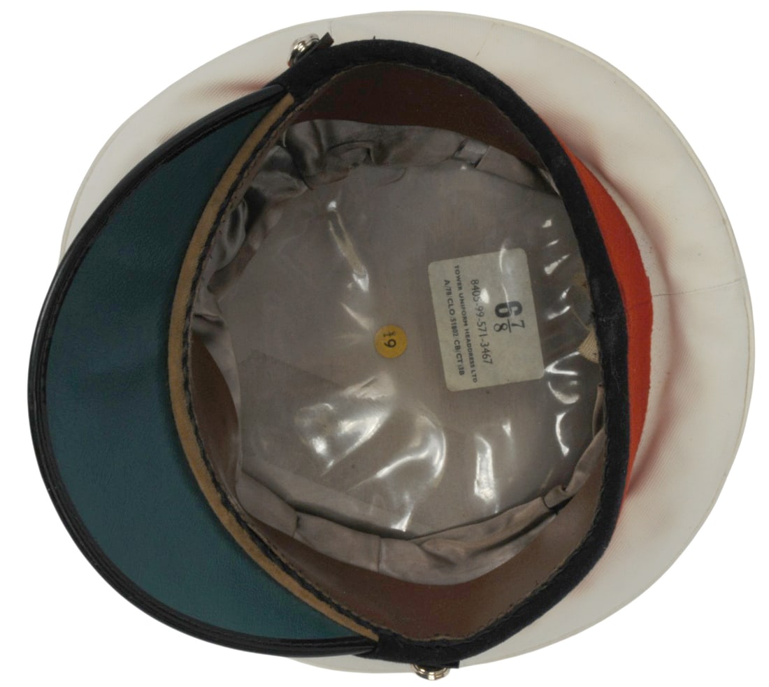 British Royal Marines White-Cover Visor Hat (A) - 8