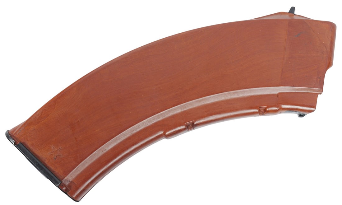Russian Tula Made 7.62x39mm Bakelite 30-Round Magazine (JGD): A very nice Russian Tula Made 7.62x39mm Bakelite 30-Round Magazine that is in near perfect condition. 