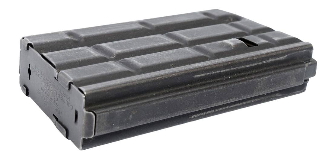 Very Rare First Pattern Armalite .223/5.56x45mm Steel 20 Round Magazine (JGD) - 4