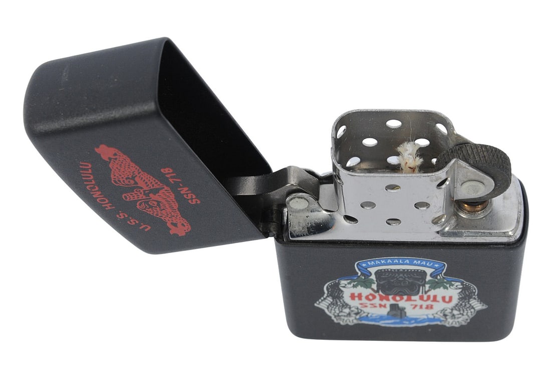 USS Honolulu (SSN-718) Zippo Light & Box (A) - 2