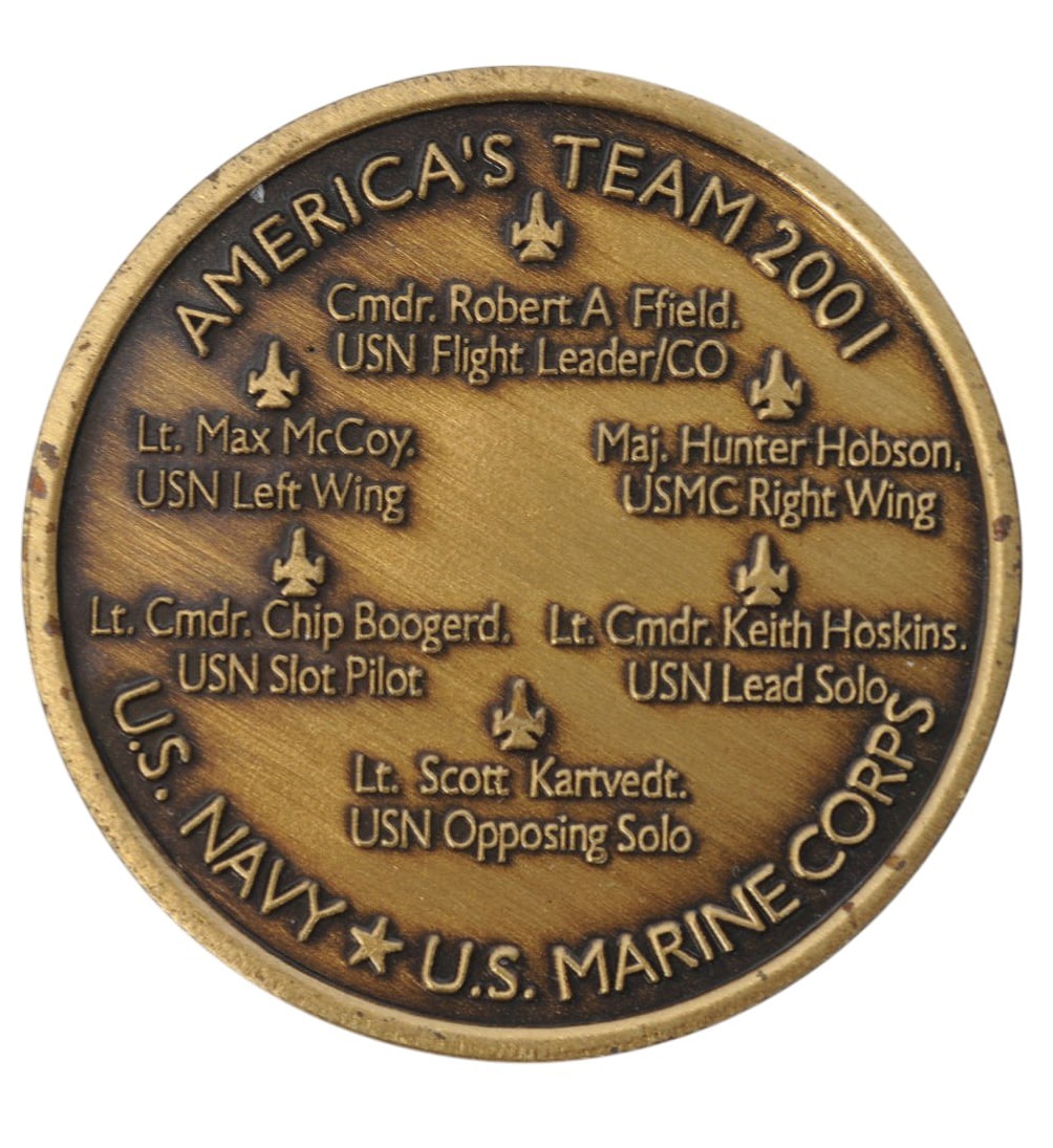 US Navy "Blue Angels" Lighter, Coin & Patch Lot (A) - 8