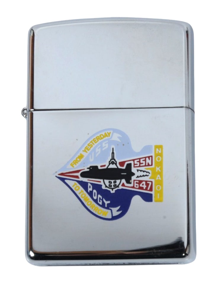 Three US Navy Submarine Zippos & a USMC Zippo (A) - 2